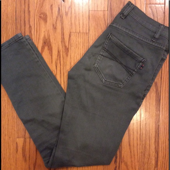 Boden Johnnie B teen brand green denim jeans 26 - Picture 1 of 4